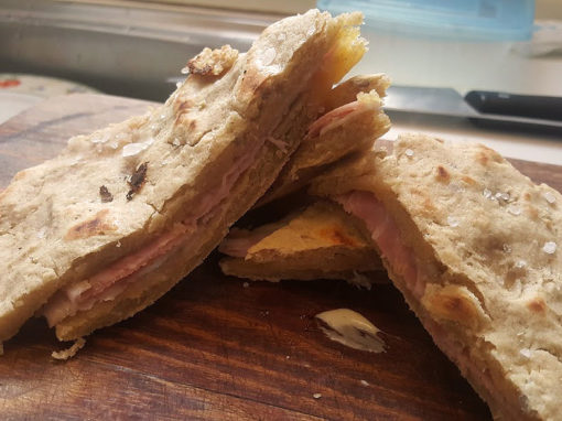Focaccia integrale senza lievito