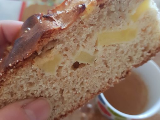 Torta di mele integrale alla cannella, sofficissima e senza lattosio