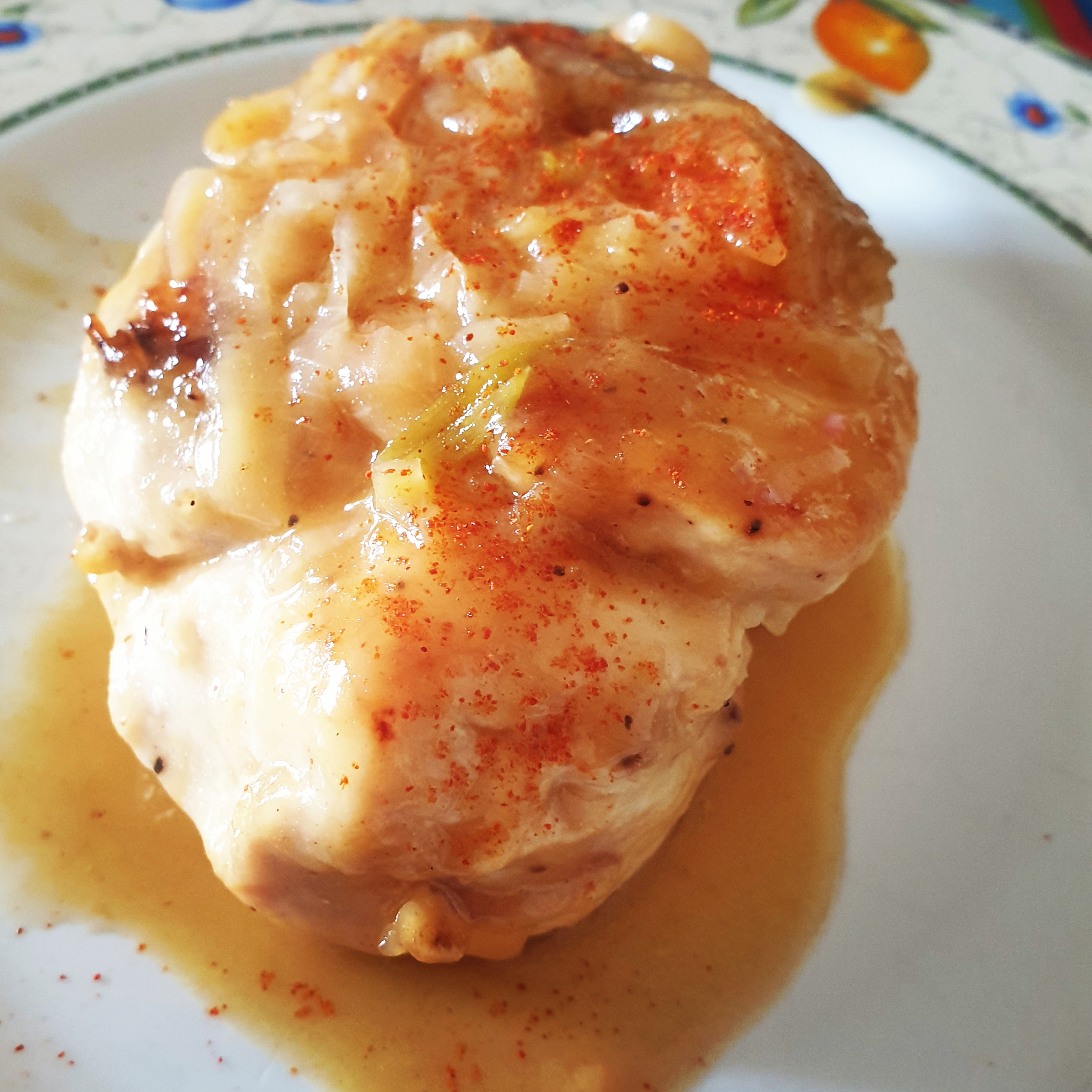 Pollo al limone laccato al miele